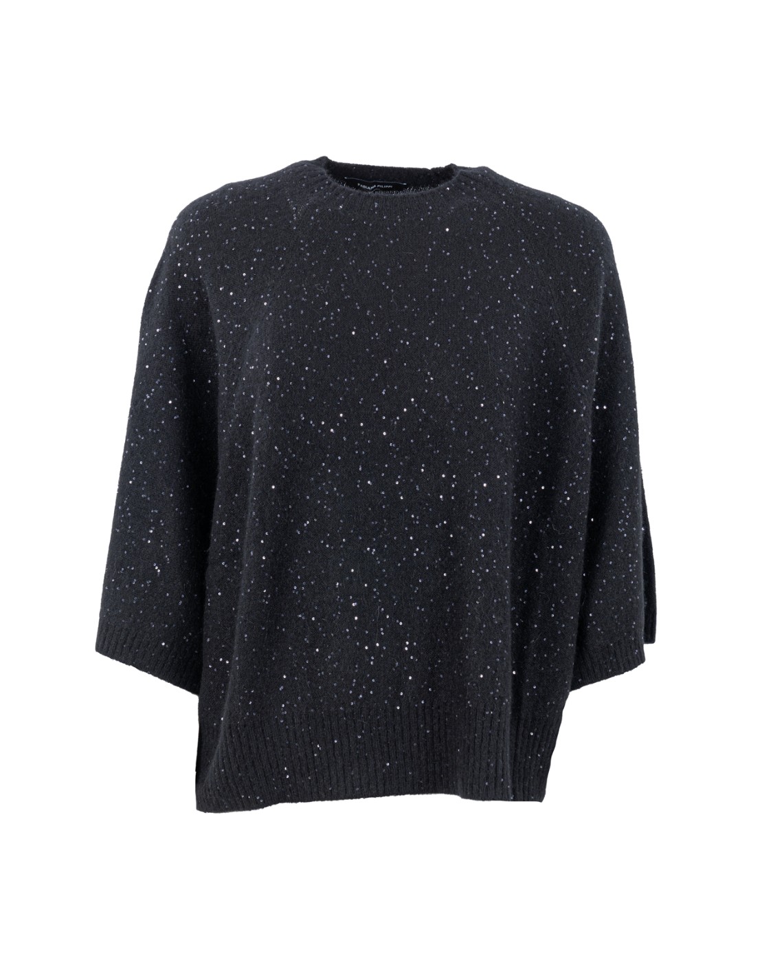 shop FABIANA FILIPPI  Pull: Fabiana Filippi cappa con paillettes.
Manica corta.
Vestibilità over.
Brillanti paillettes sui polsini.
Composizione: 48% lana – 20% seta – 17% cashmere – 11% alpaca – 4% poliestere.
Made in Italy.. MAD214F067-D296-825 number 4509965